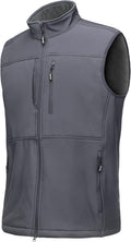 Men's Running Vest Softshell Sleeveless Jacket - Windproof Fleece