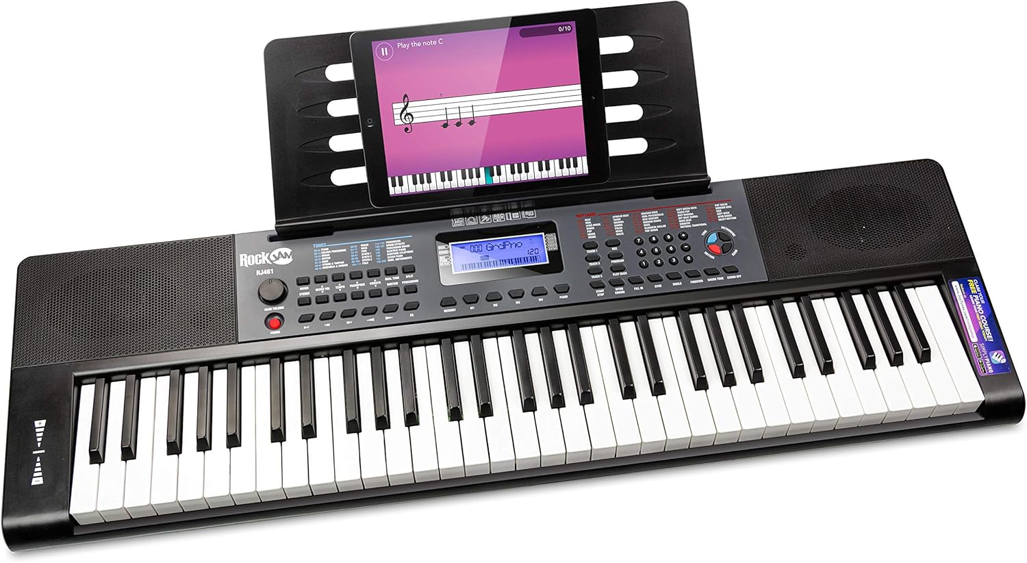 RockJam 61-Key Keyboard Piano: Includes Everything You Need!