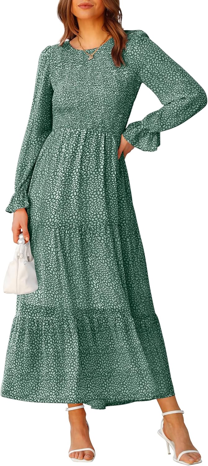 BTFBM Womens Casual Floral Maxi Dress for Every Occasion
