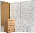 50 Pack Bulk Self-Adhesive Soundproof Wall Panels, 12 x 12 in