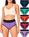 Eco-Friendly Bamboo High Waisted Briefs for Women's Comfort