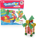 TINKERTOY 200-Piece Super Building Set - Educational Fun for Kids 3+