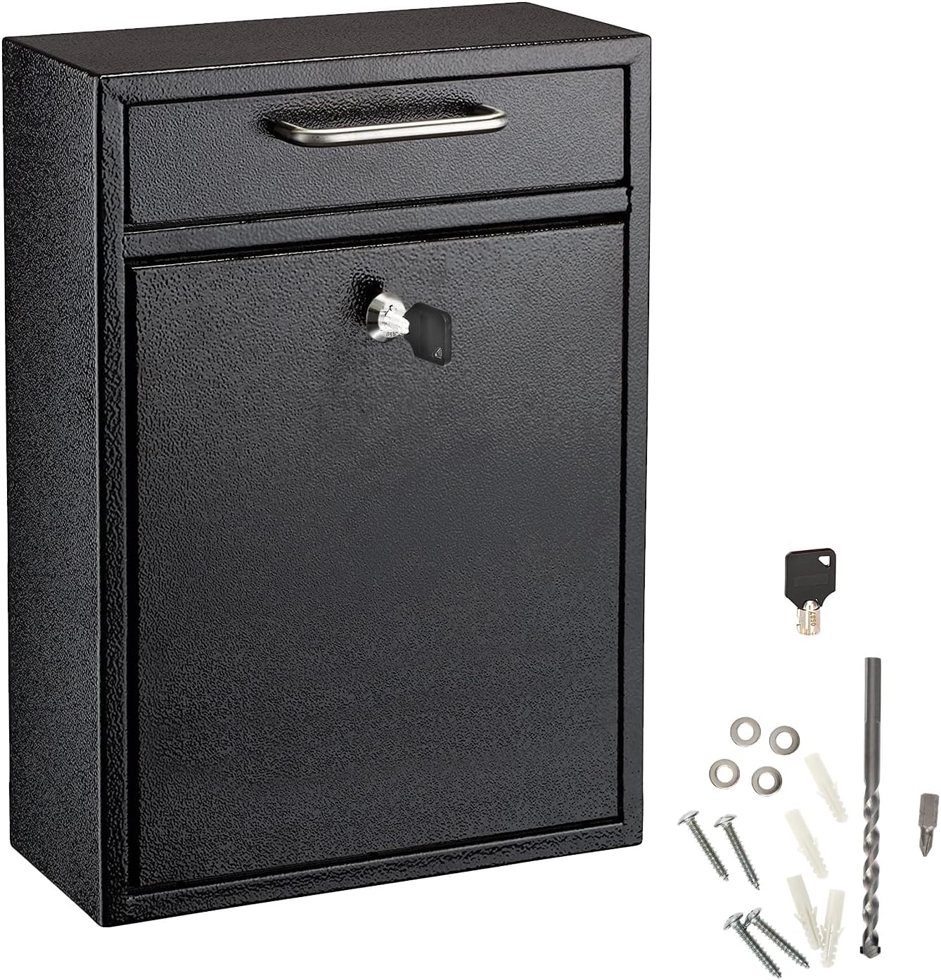 Durable Wall Mount Mailbox with Lock for Secure After-Hours Use