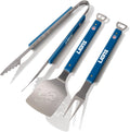 3-Piece Stainless Steel NFL Spirit BBQ Set - Laser Cut Sportula