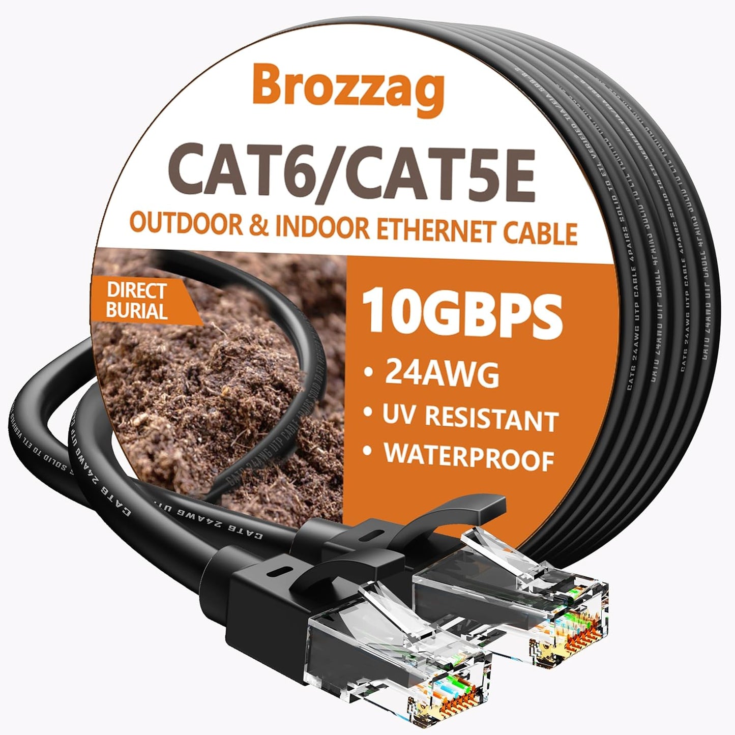 High-Speed Outdoor Ethernet Cable by Brozzag