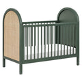 Bondi Cane 3-in-1 Convertible Crib in Forest Green - Boho Convertible