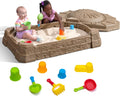 Step2 Naturally Playful Sandbox II for Kids with Accessories