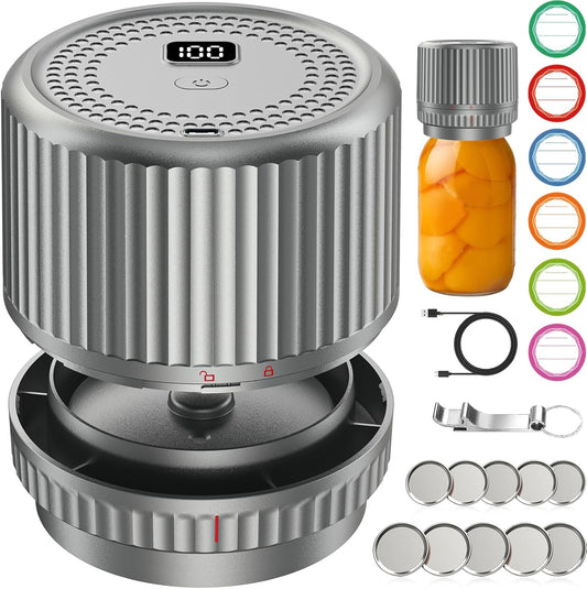 2024 Smart Mason Jar Vacuum Sealer - Preserve Freshness Effortlessly