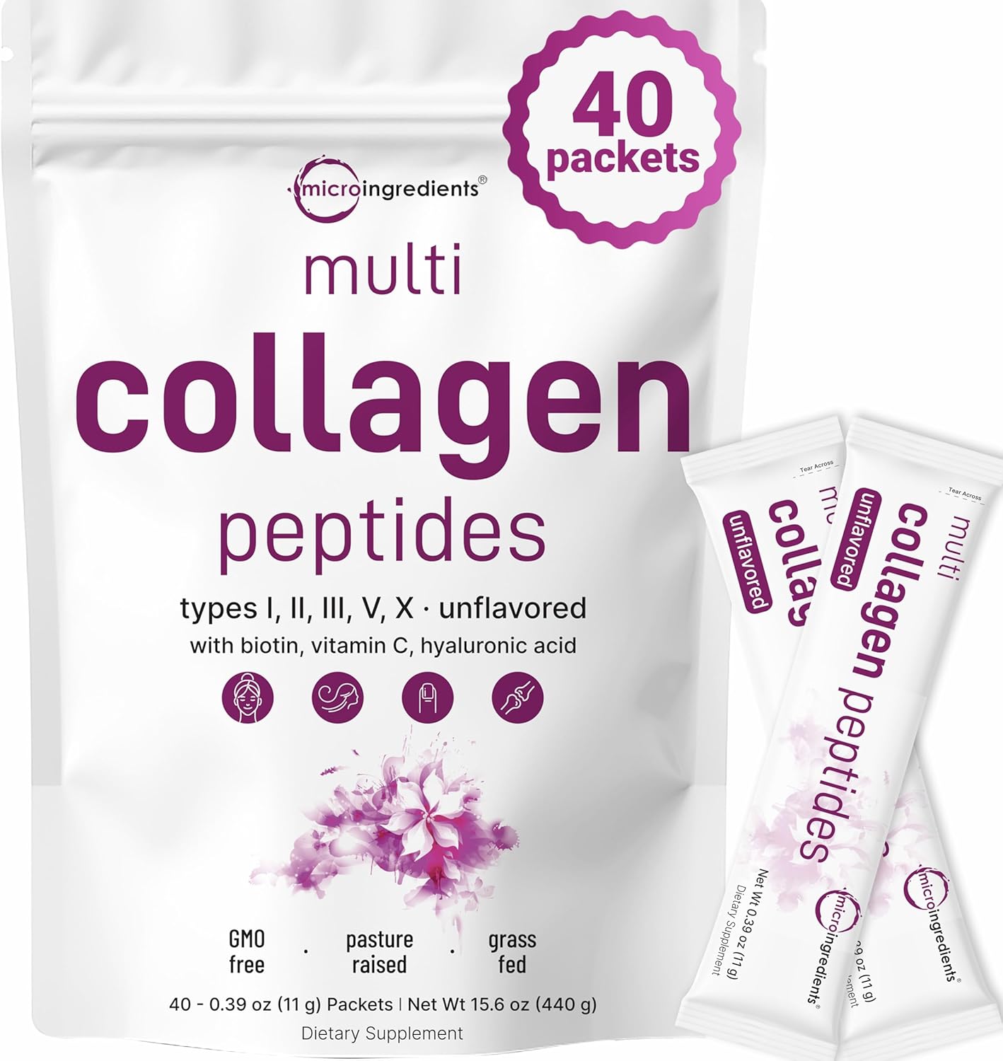 Micro Ingredients Multi Collagen Peptides Powder for Health