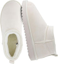 Suede Ankle Boots for Women - Cozy Faux Shearling Lining Hip 2