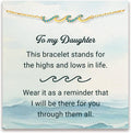 Wave Bracelet for Daughter - STORYJEWELLERY Birthday Gift