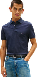 Tommy Hilfiger Men's Slim Fit Polo Shirt - Organic Cotton Comfort This