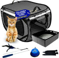 Extra Large Cat Carrier for Travel - Foldable Collapsible Kennel