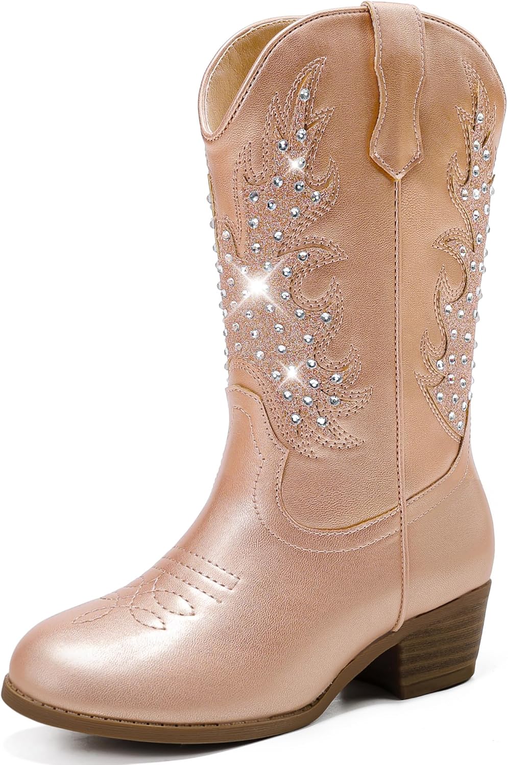 Sparkly Rhinestone Cowgirl Boots for Girls - Stylish and Fun