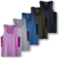 Women's Racerback Tank Top 5-Pack - Dry-Fit Activewear Essential