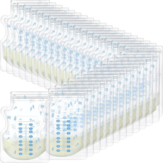 500 Count Breastmilk Storage Bags with Double Seal Design
