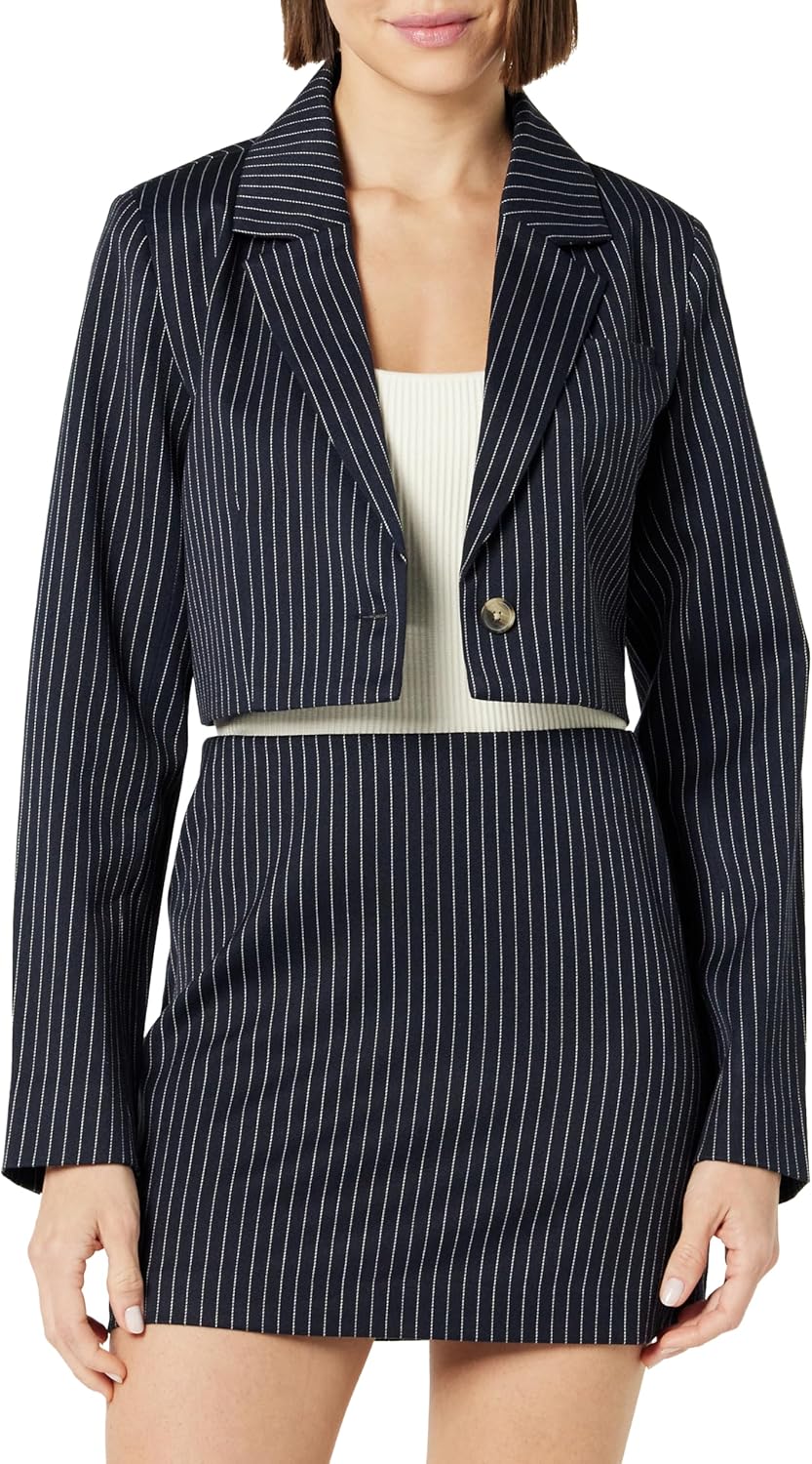 The Drop Womens Reims Cropped Blazer for Effortless Style