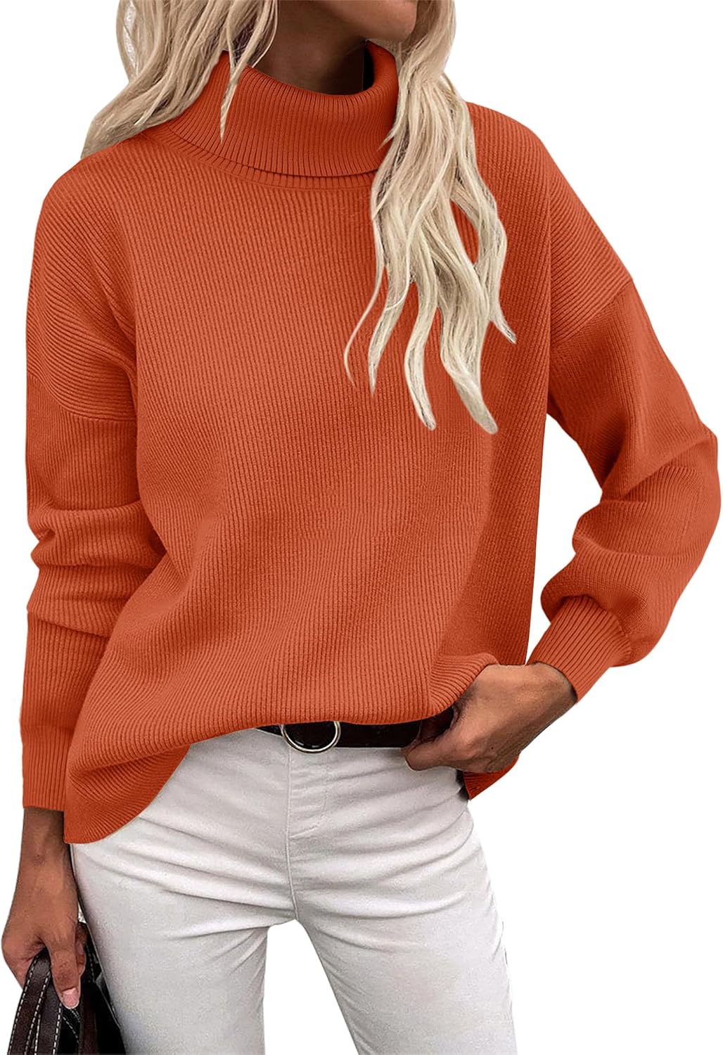 Zeagoo Women's Turtleneck Sweater for Cozy Fall and Winter Wear
