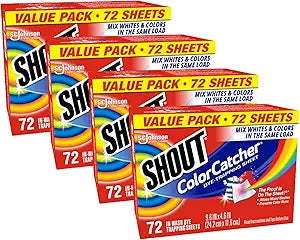 Shout Color Catcher Dye-Trapping Sheets for Laundry Care