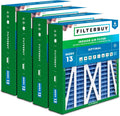 Filterbuy 17.5x21x5 Air Filter MERV 13 - Health Defense 4-Pack