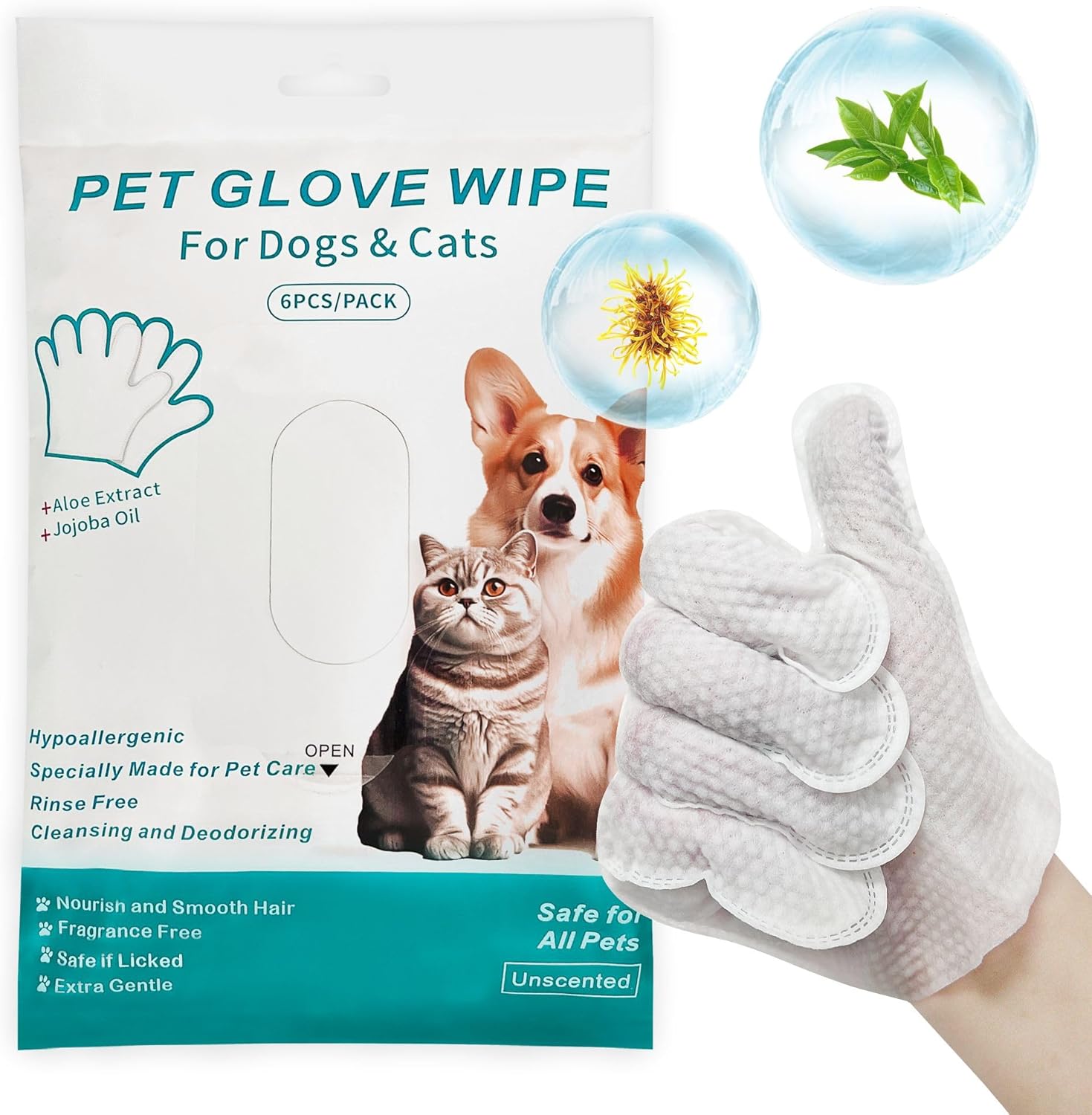 Extra Thick Dog Wipes: Clean & Deodorize On-The-Go!