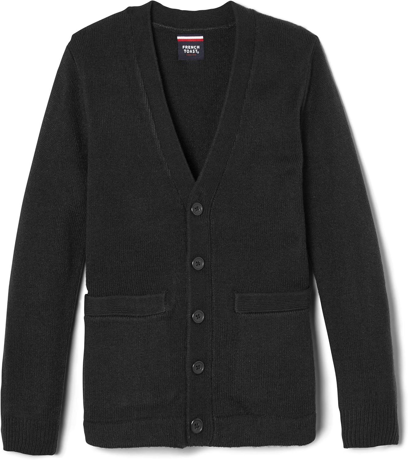 French Toast Boys' V-Neck Anti-Pill Cardigan for School Wear