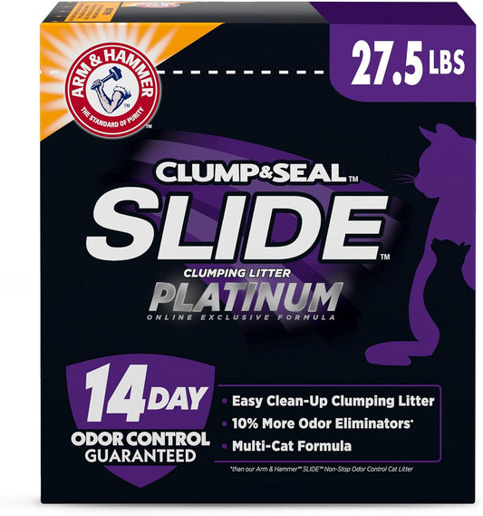 Arm & Hammer Easy-Clean Platinum Cat Litter, 27.5lbs, Odor Control