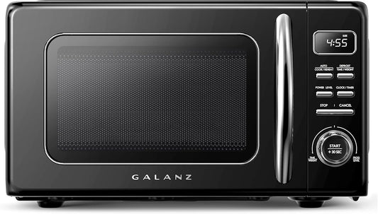 Galanz Retro Microwave: Auto Cooking & Quick Start