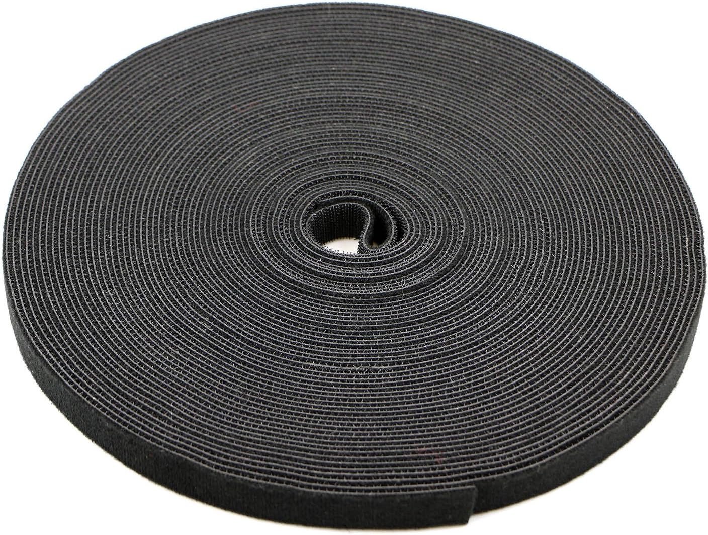 PASOW Double Sided Nylon Cable Tie 25 Yards Roll - Efficient Wire Management