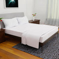 Queen Sheet Set White - 4 Piece Cooling Deep Pocket Sheets