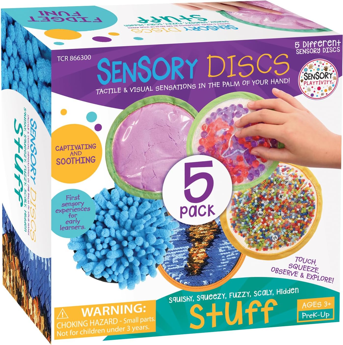 Enhance Sensory Learning with 5 Disc Set