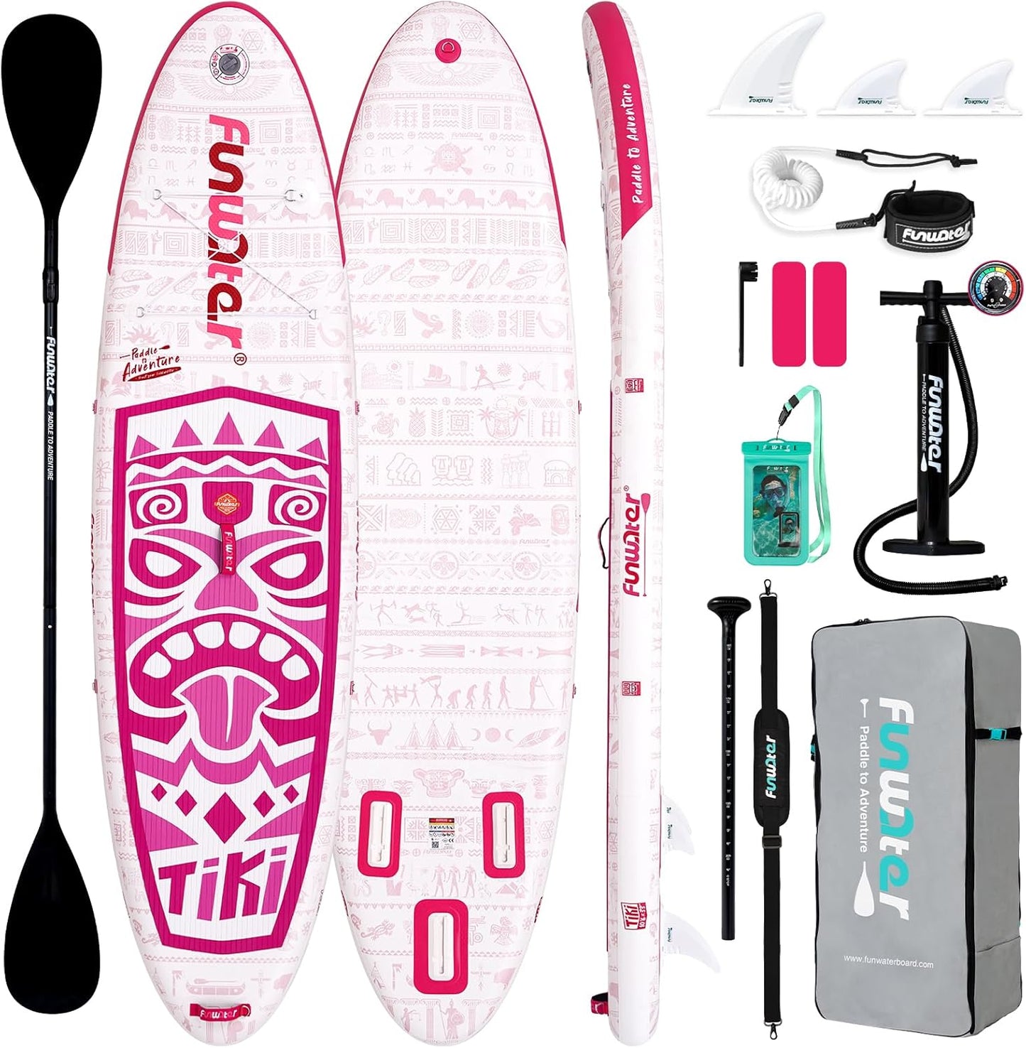 FunWater Inflatable Stand Up Paddle Board for All Skill Levels