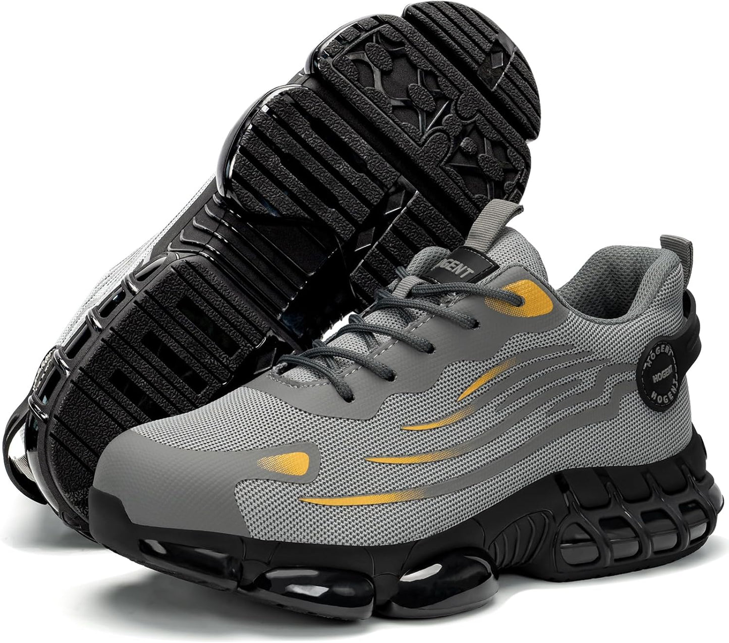 Hogent Steel Toe Shoes for Men Women Lightweight Safety Sneakers