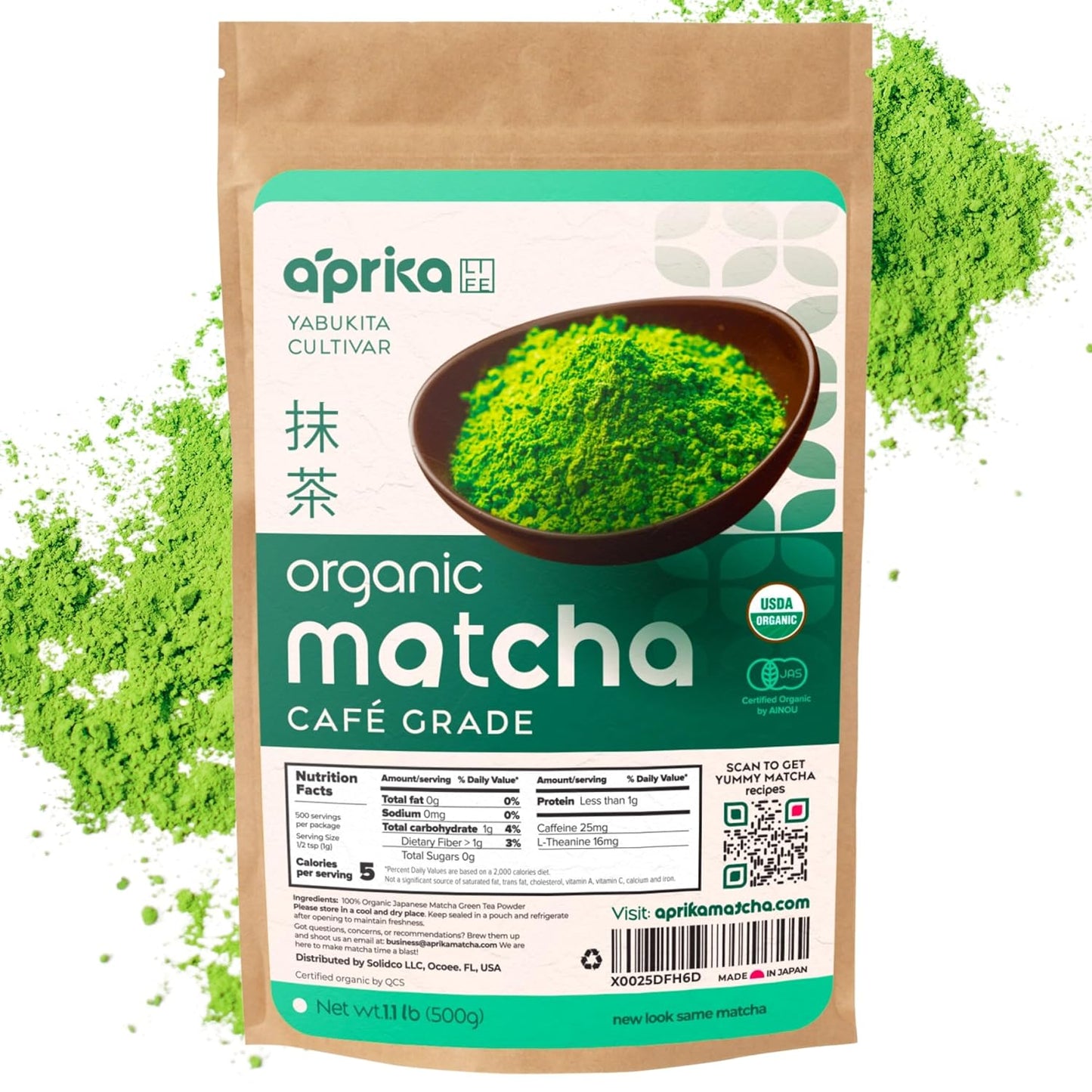 Premium Organic Matcha Powder from Japan for Lattes & Recipes
