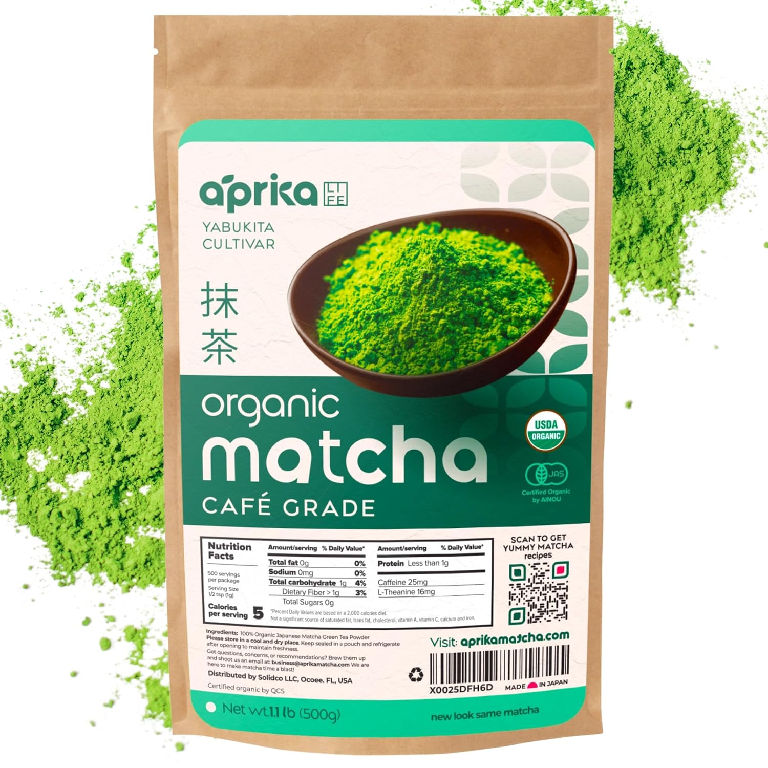 Premium Organic Matcha Powder from Japan for Lattes & Recipes