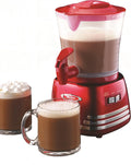 Nostalgia Retro Frother & Hot Choc Maker, 32 Oz, Red