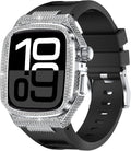 VeveXiao Rugged Case with Band Compatible with Apple Watch 46mm