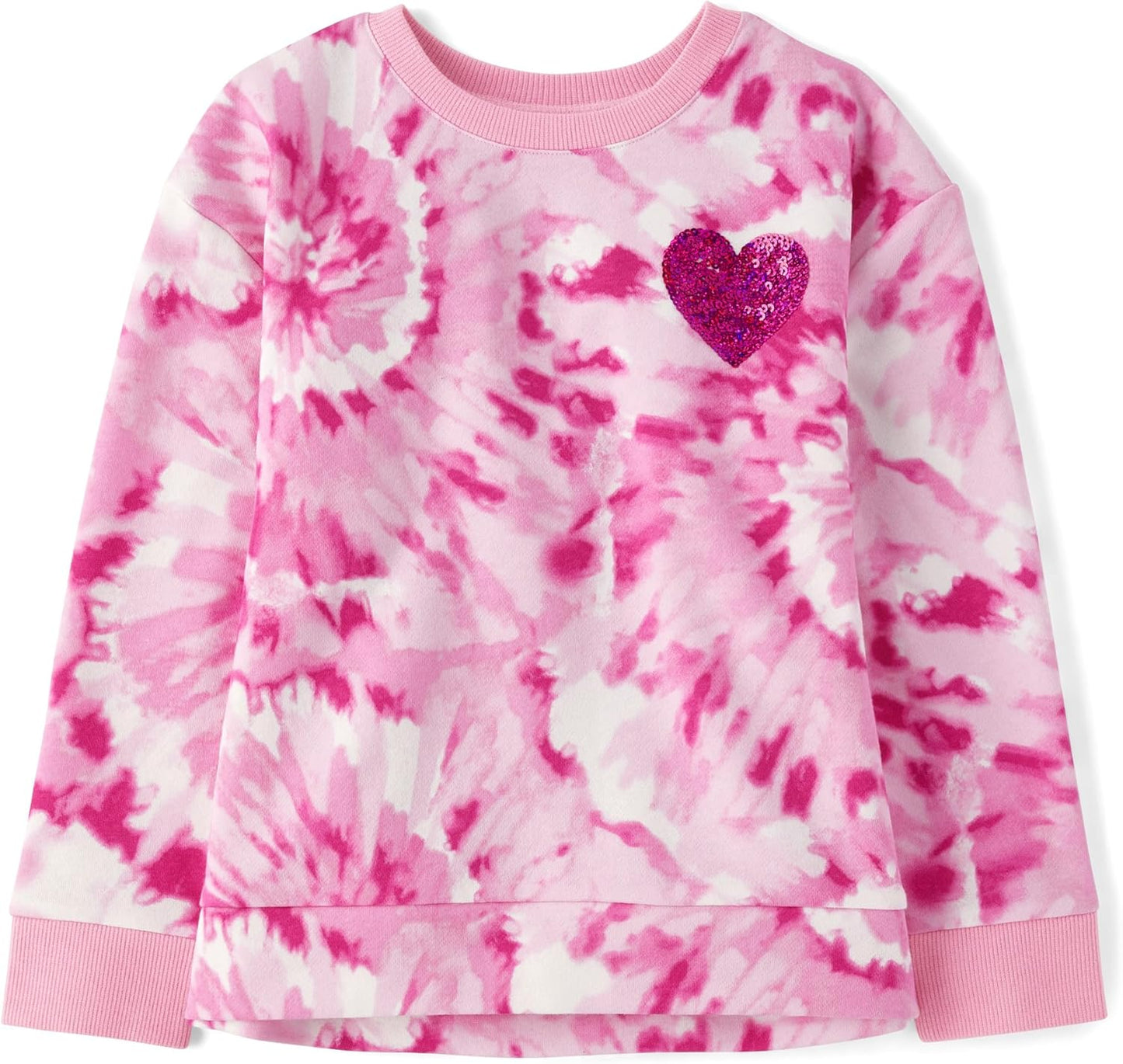 Girls' Long Sleeve Crew Neck Pullover Sweater for Cozy Comfort