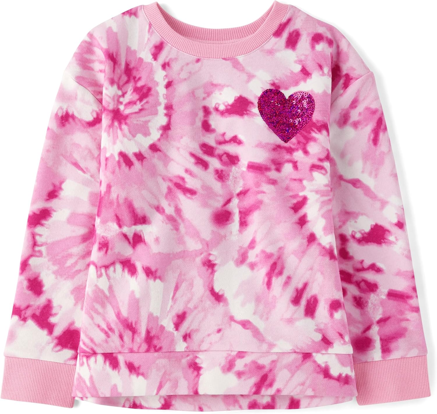 Girls' Long Sleeve Crew Neck Pullover Sweater for Cozy Comfort