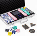 LUOBAO 11.5g Poker Chips Set 300 Piece - Casino-Grade Home Kit