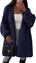 Long Cardigan Sweater for Women - Oversized Knit Coat for Fall