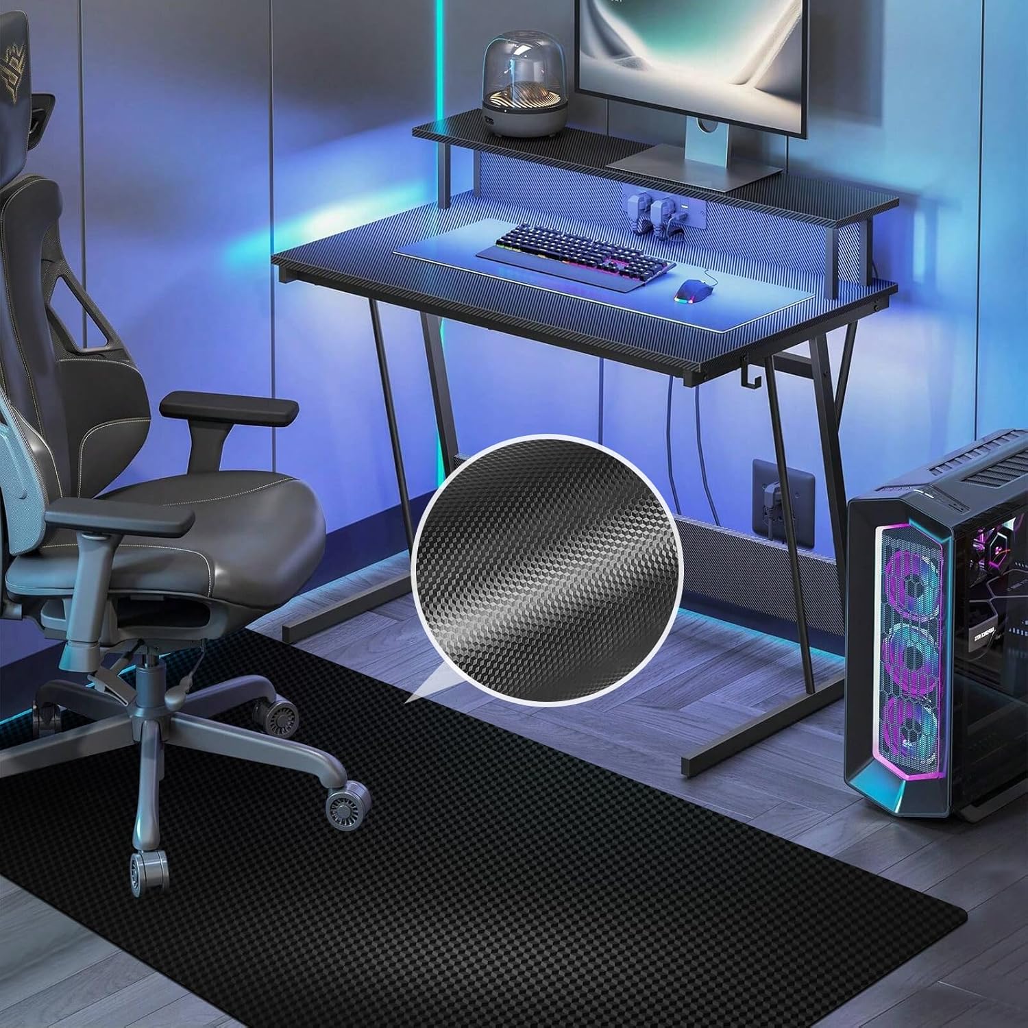 30 x 48 Waterproof Chair Mat for Hardwood Floors and Office Use