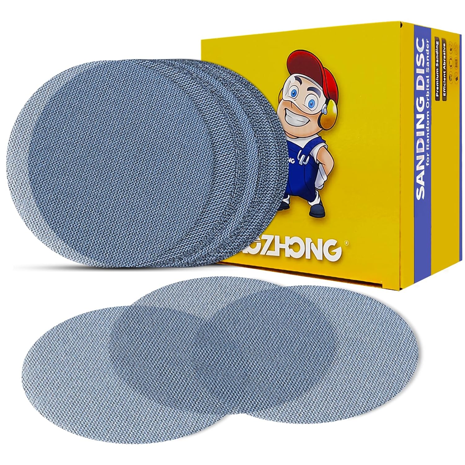 180 Grit 5 Ceramic Mesh Sanding Discs 50pcs - Fine Finishings