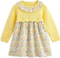 Simplee girls smocked dress for spring and fall stylish wear