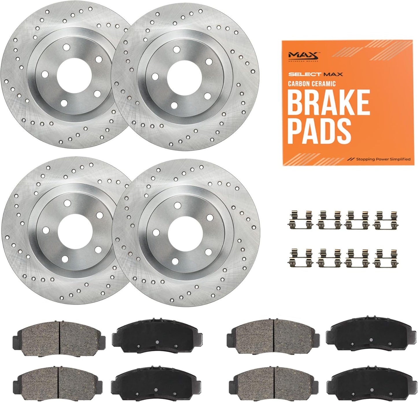 Max Advanced Brakes StyleMAX Brake Kit for Toyota Corolla 2009-2019
