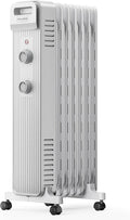 Oil Filled Radiator Heater for Large Space - Quiet 1500W Warmth