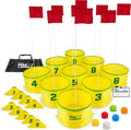Yard Links Golf Game with 9 Buckets and 6 Balls - Backyard Fun