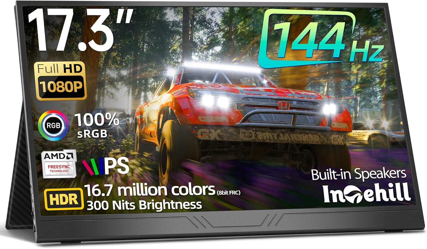 Intehill 144Hz 17.3 FHD Portable Gaming Monitor