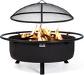 SUNCREAT 42 in Outdoor Portable Fire Pit with Spark Screen - Large