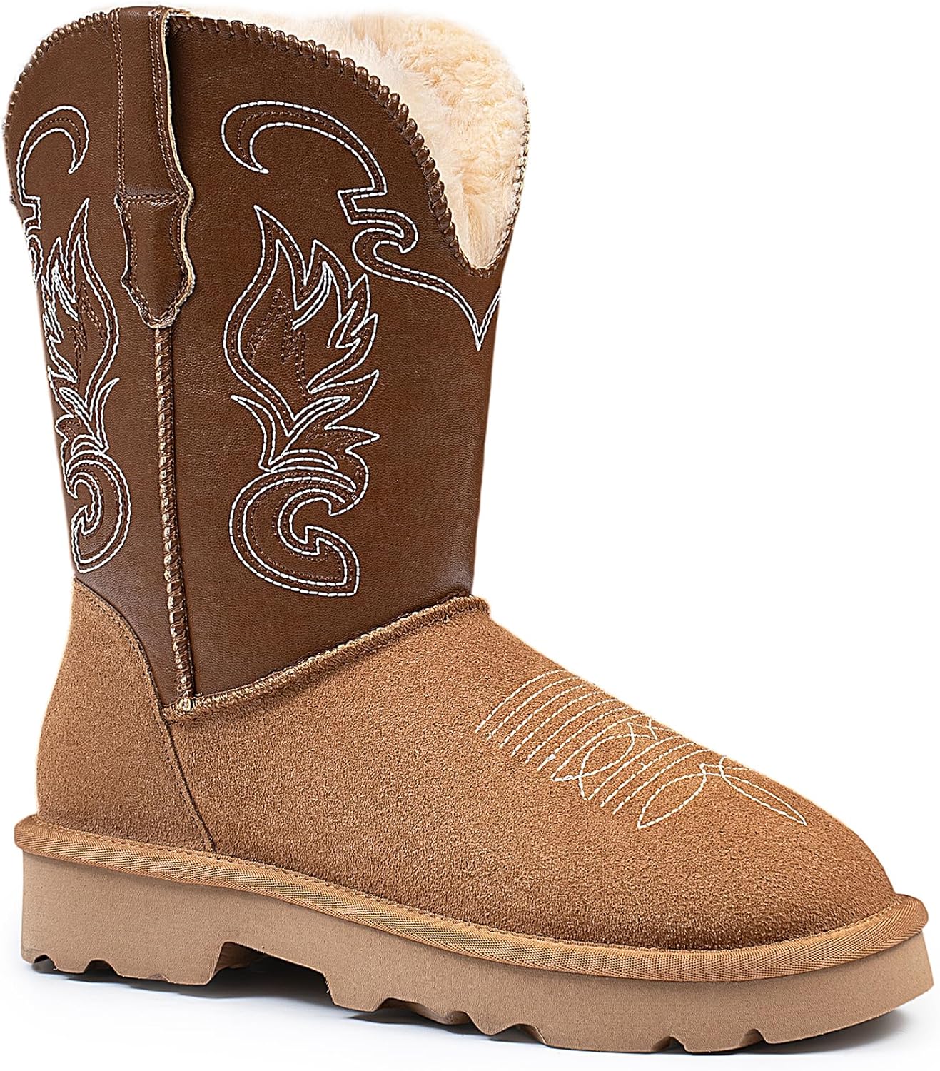 Genuine Leather Suede Platform Womens Winter Snow Boots Review